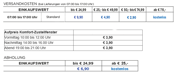 Unimarkt Online Shop Versandkosten