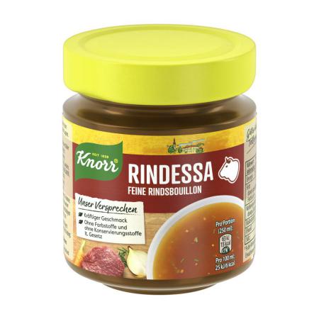 Knorr Bouillon Rindessa im Glas