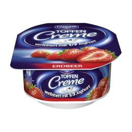 Danone Topfencreme Erdbeer