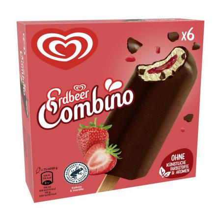 Eskimo Eis Combino Erdbeer 6 Stk.