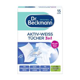 Dr.Beckmann Aktiv-Wei&szlig; T&uuml;cher 15St
