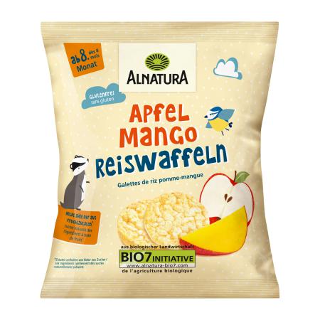 Alnatura Mini Reiswaffeln, Apfel Mango